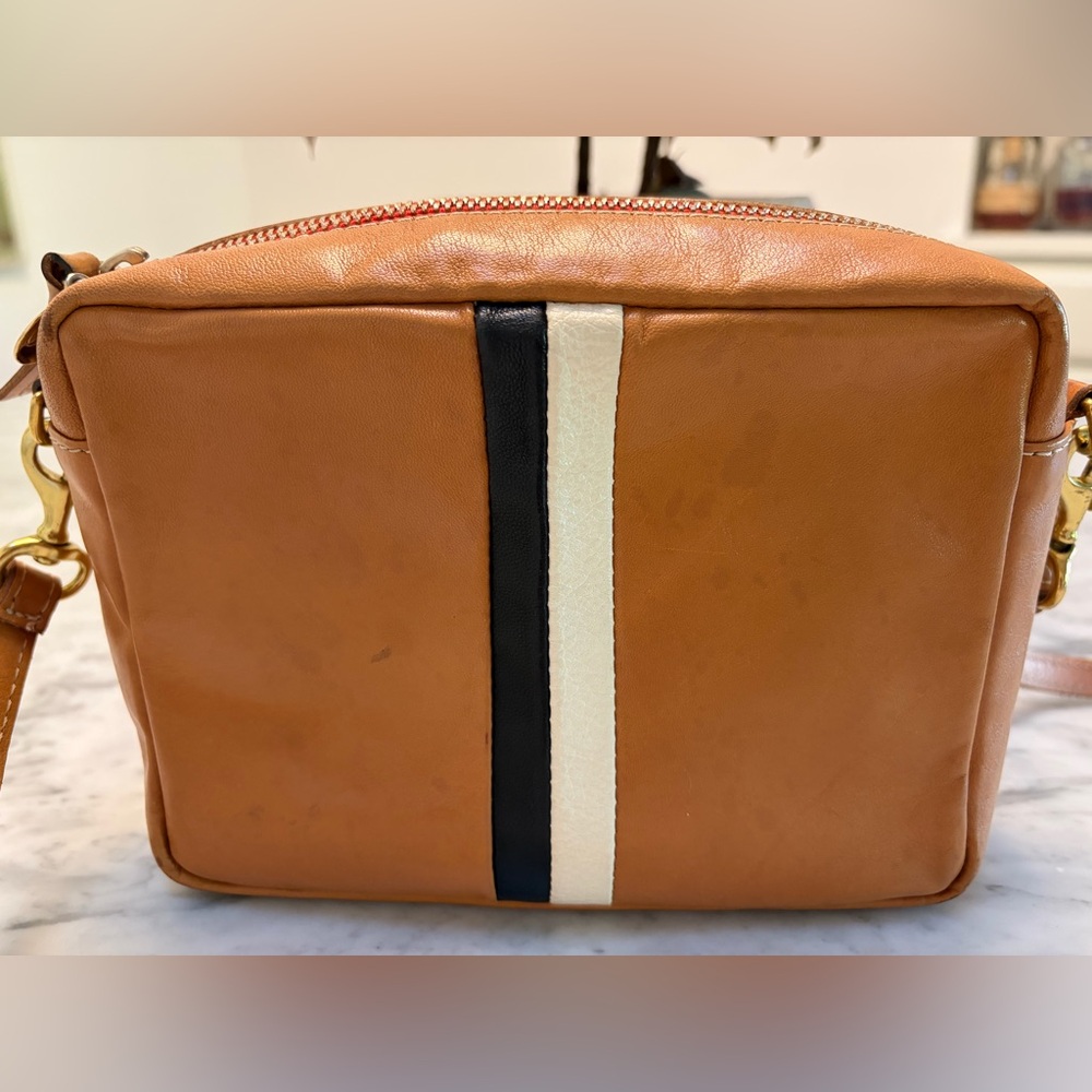 Clare V Midi Sac - Natural w/ Stripes - Picture 2 of 11